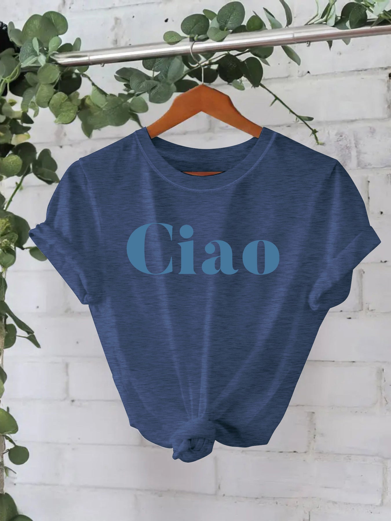 Ciao letter top women's T-shirt