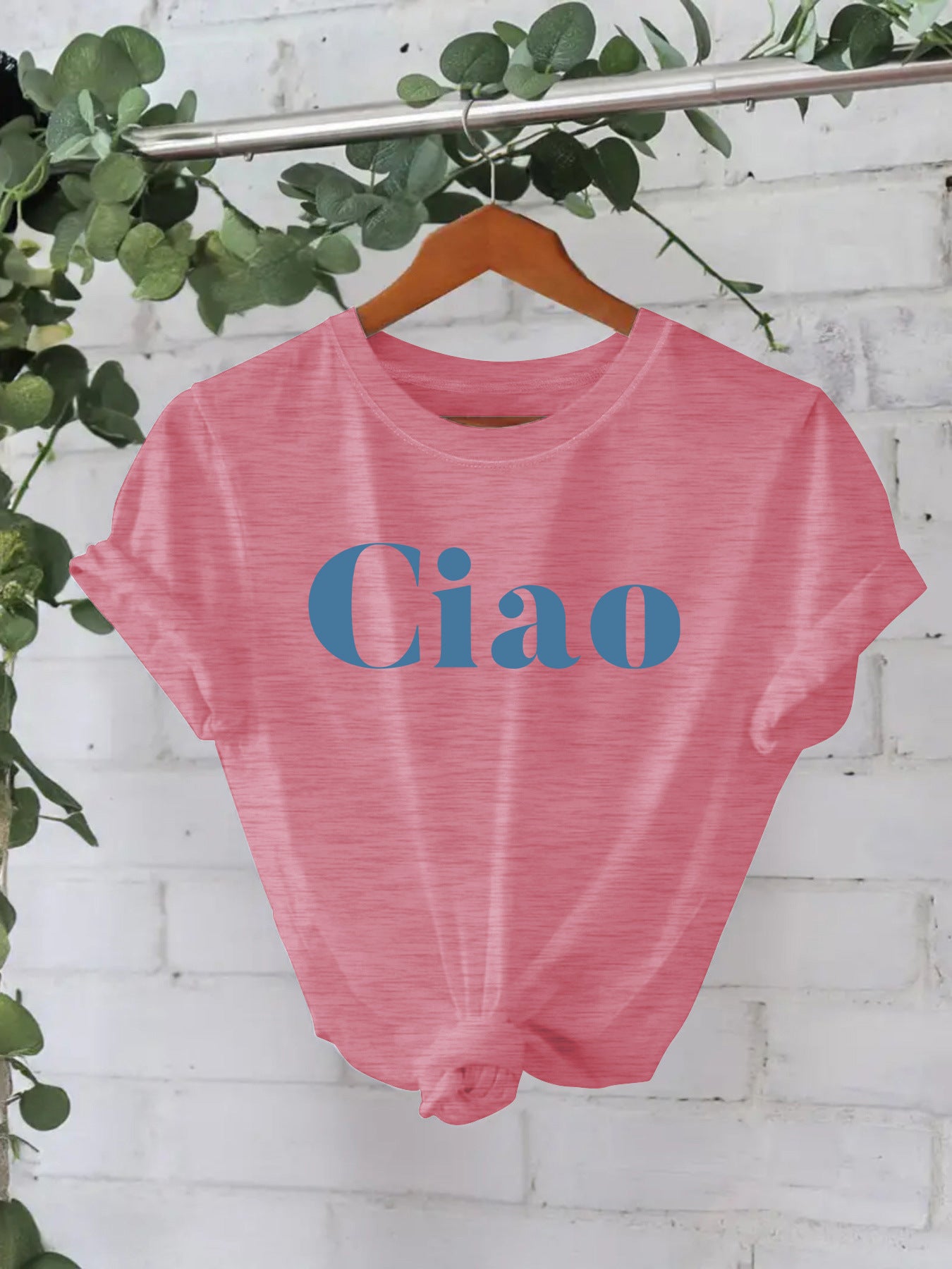 Ciao letter top women's T-shirt