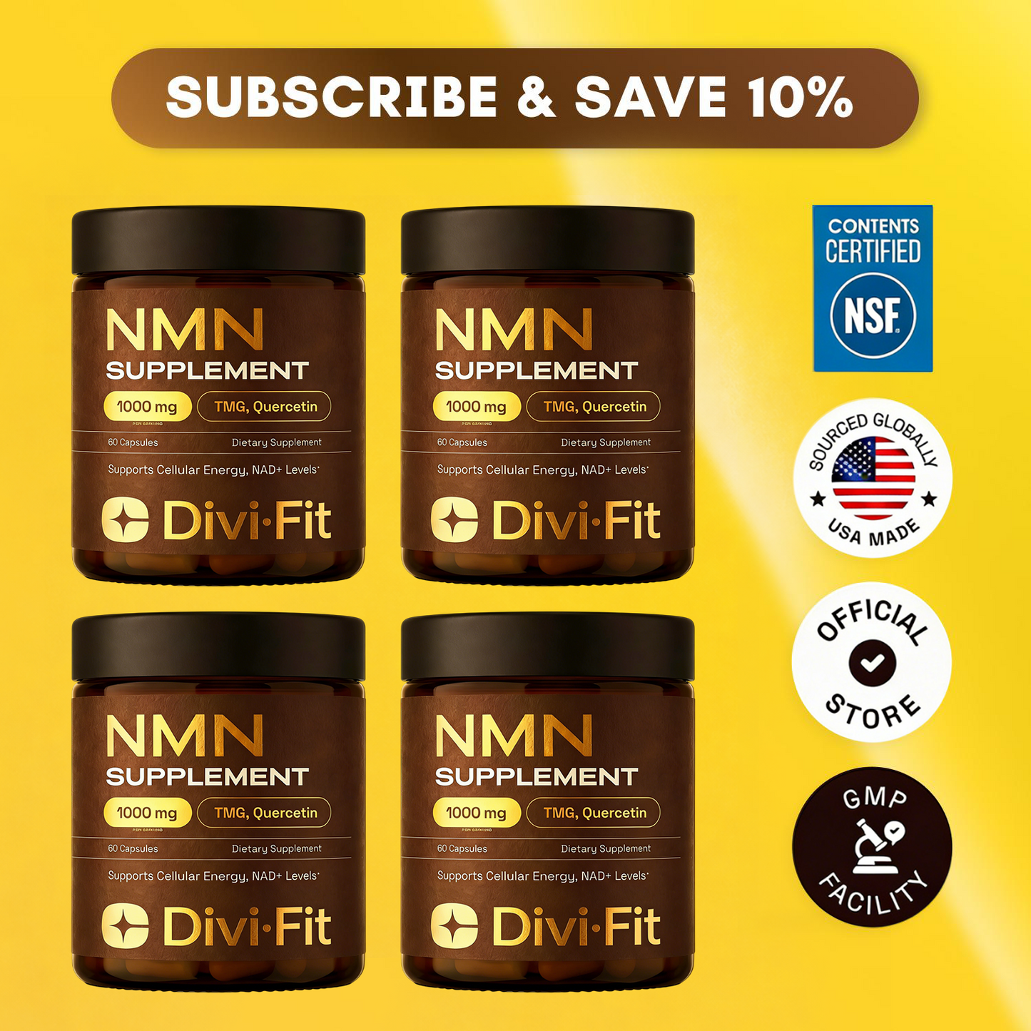 NMN 4-IN-1 COMPLEX: THE COMPLETE NAD+ SUPPORT FORMULA