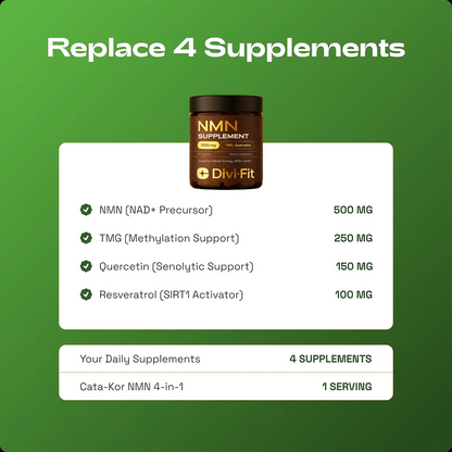 NMN 4-IN-1 COMPLEX: THE COMPLETE NAD+ SUPPORT FORMULA